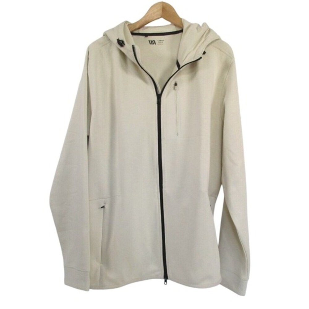 VRST Womens Second Skin Full Zip Hooded Jacket size L Ivory‎ Outdoor Activewear